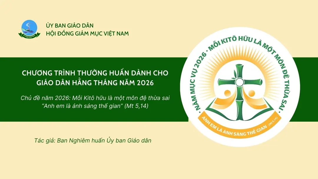 Ủy ban Giáo dân Giới thiệu Chương trình thường huấn dành cho giáo dân hằng tháng năm 2026