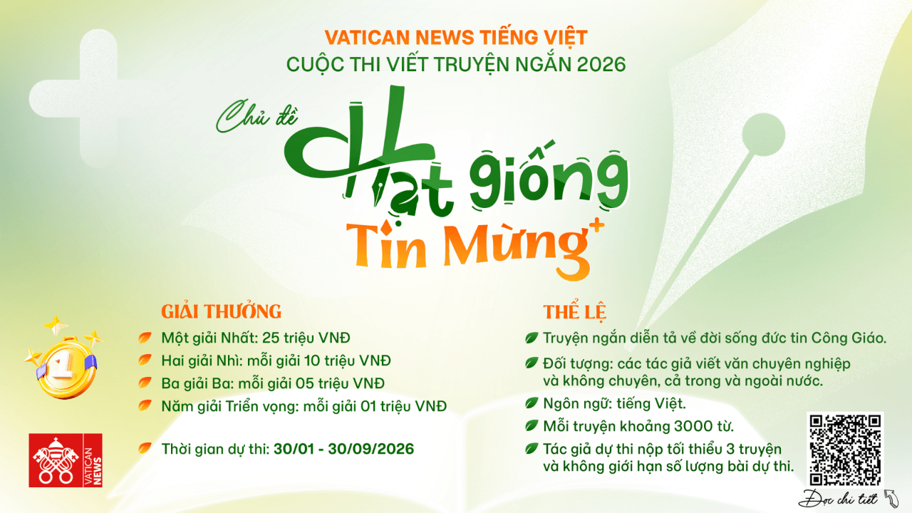 Cuộc thi truyện ngắn “Hạt Giống Tin Mừng” và những câu chuyện gieo hy vọng