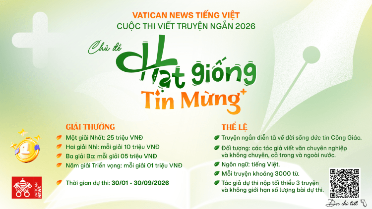 Giải truyện ngắn 2026: "Hạt Giống Tin Mừng"