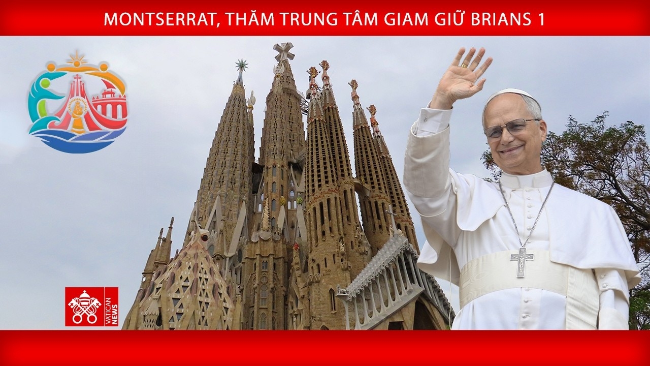 Đức Thánh Cha chủ sự giờ Kinh Mân Côi tại Đan viện Đức Mẹ Montserrat