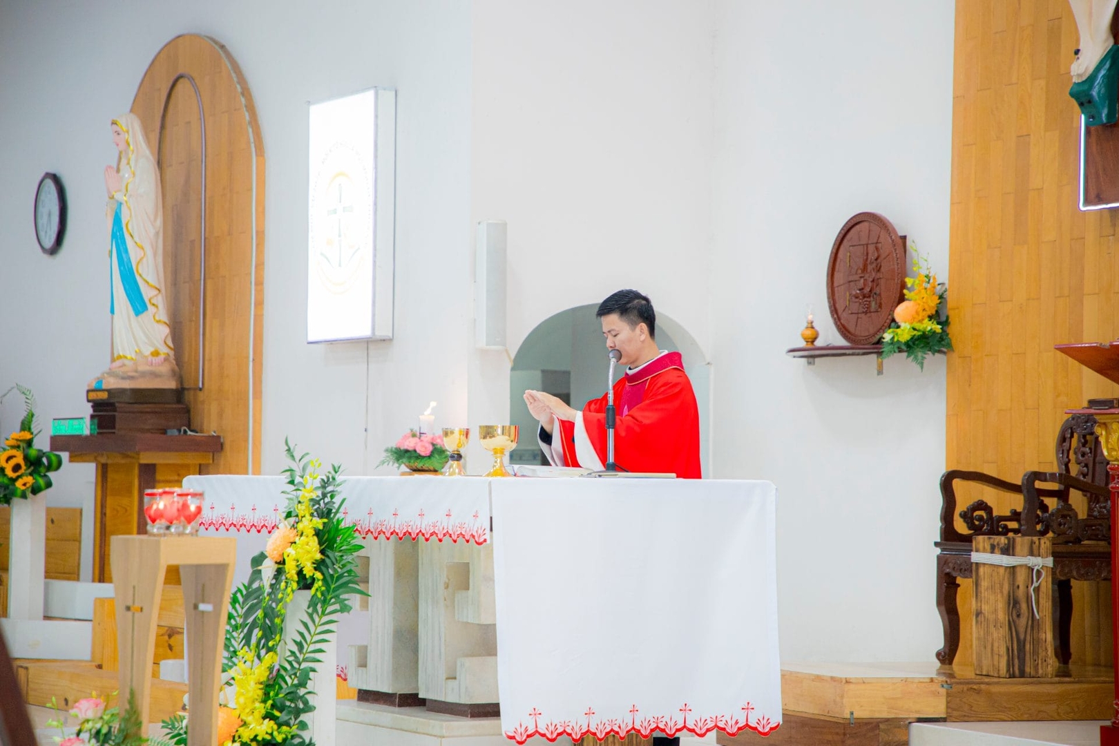 Giáo xứ Mỹ Hảo mừng lễ thánh Mátthêu, bổn mạng giáo khu 1