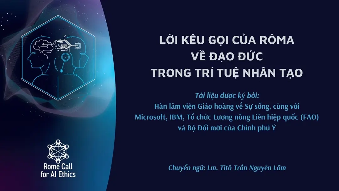 Lời kêu gọi của Rôma về đạo đức trong trí tuệ nhân tạo