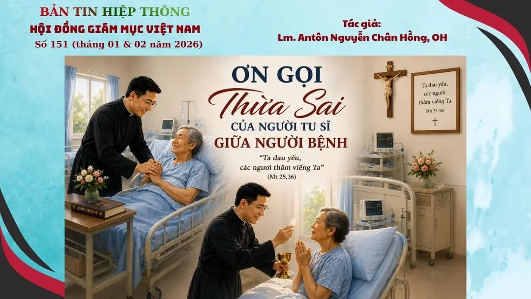 Ơn gọi thừa sai của người tu sĩ giữa người bệnh