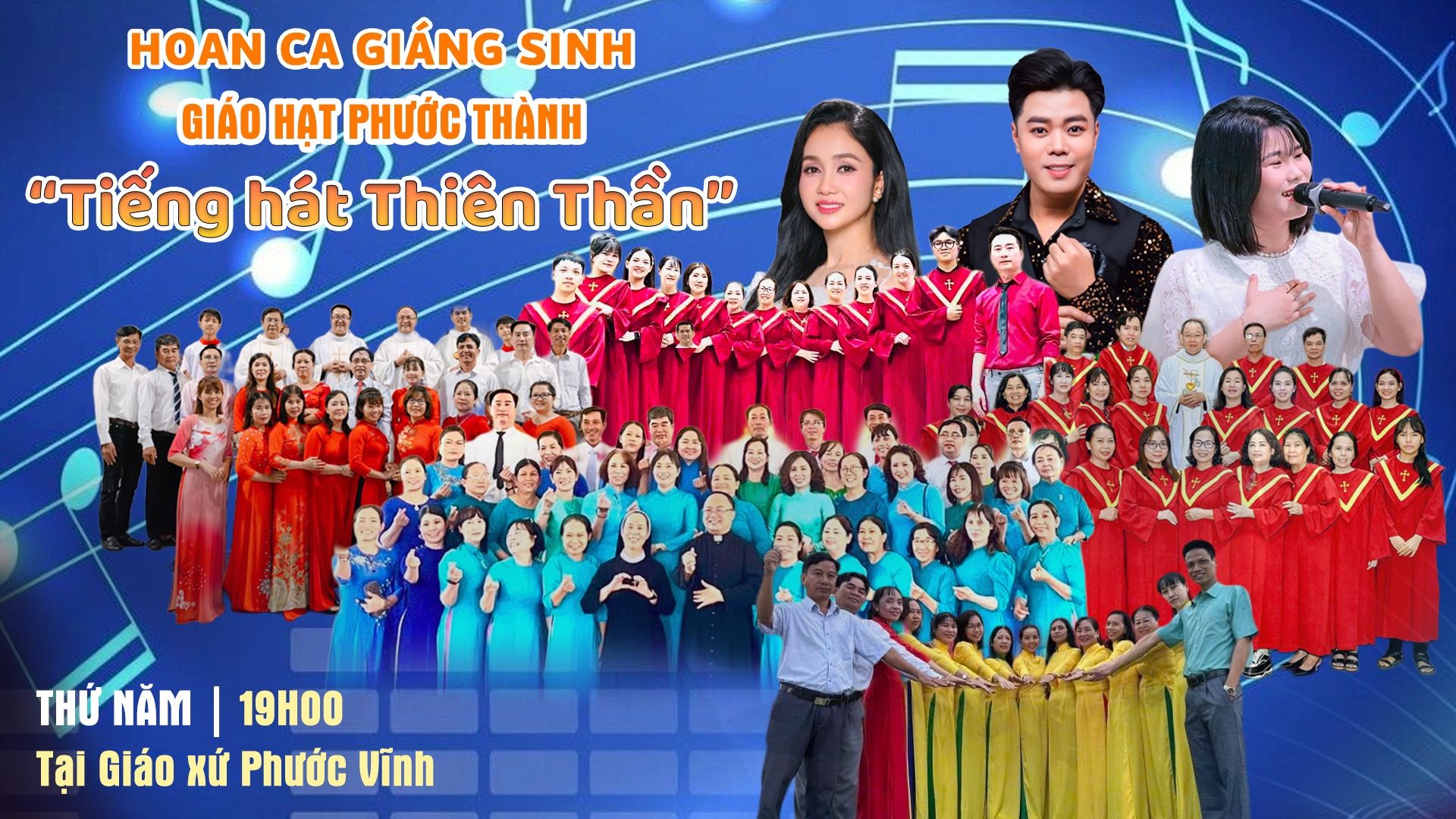19h00 | Hoan Ca Giáng Sinh - Giáo Hạt Phước Thành | Chủ đề: “Tiếng Hát Thiên Thần” | 18/12/2025